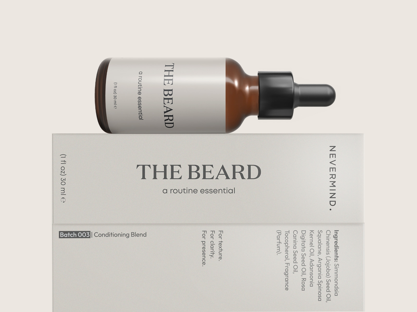 A minimalist white ceramic vase.