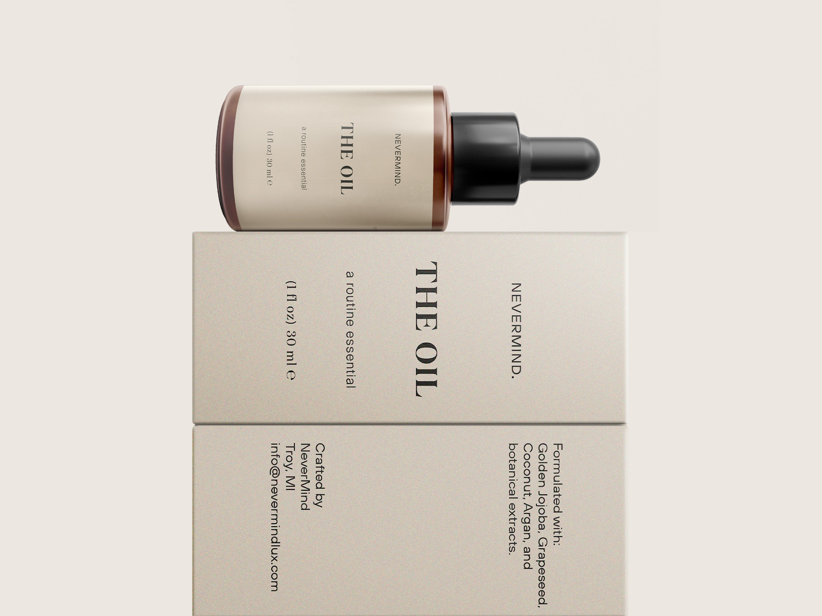 A minimalist white ceramic vase.